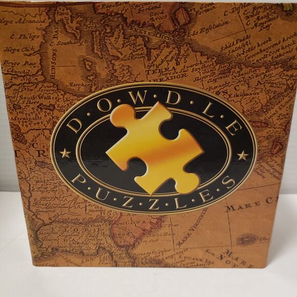 1000 Piece Puzzle Dowdle Niagara Falls Painting The Town with Poster Map Box - Picture 7 of 10